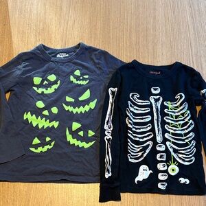 long sleeve Halloween Shirt duo